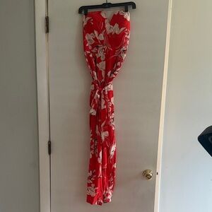 Yumi Kim Red Floral Jumpsuit